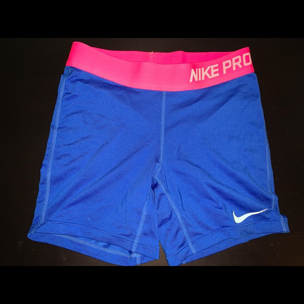 Royal Blue Nike Pro Spandex